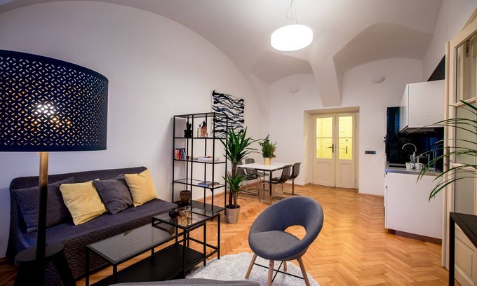 Hradcany Apartment | Friday Songs' Luxurious 1 bedroom Apartment by Charles bridge and Prague Castle.