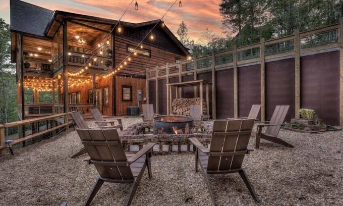 Blue Ridge Cabin | Friends in High Places - Pet Friendly | Water Views | 4 King Bedroom Suites with Fireplaces