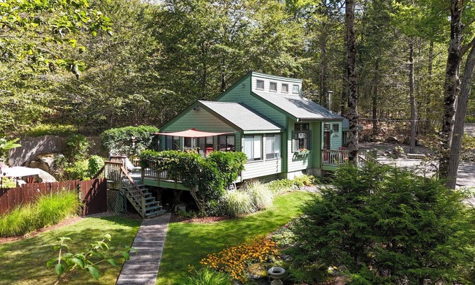 Standish House | Frye Island Sanctuary: Steps to Beach 6 + Spectacular Private Backyard & Patio