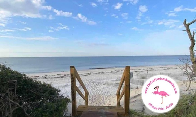 Alligator Point House | ☀Fun Flamingo-Beachfront-Quiet Retreat, Best Views
