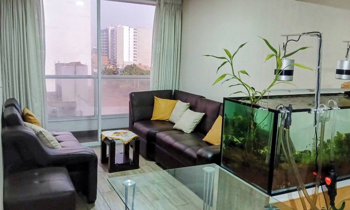 Magdalena del Mar Apartment | Furnished apartment, ocean front view
