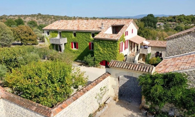 Joyeuse Cottage | Gîte l'ESCOUSSOU* 130m², 6p, 4ch, quiet, nature, heated pool, south Ardèche