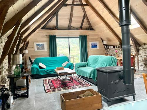 Coubisou House | Gîte Le Couderc de Coubisou, grange rénovée