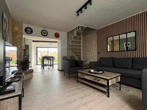 Ypreville-Biville House | Gîte le Davidson, maison avec jardin
