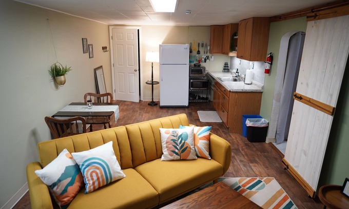 Greeley Apartment | Garden level 1-bedroom apartment, private entrance. Month-to-month.