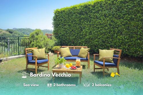 Bardino Vecchio Apartment | Garden & Seaview - Relax for Bikers and Families
