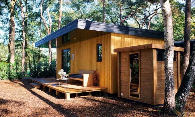 Zuidwolde Ski Chalet | Genieten in de Bosuil met Sauna