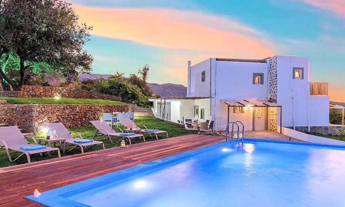 Mathes House | Georgioupolis Blue Villa Private Pool