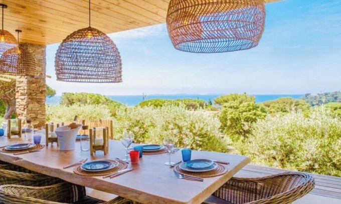 La Croix-Valmer House | GIGARO PENINSULA OF SAINT TROPEZ, VILLA SEA VIEW, BEACH ON FOOT. PRIVATE VILLA