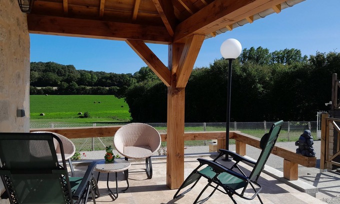 Colonard-Corubert House | Gite in the heart of the Perche, with garden, 2 terraces and 2 beds, Le Pierra