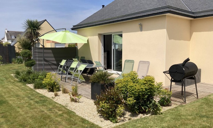 Plouguiel House | Gitelegaulois.bzh Maison 8 Personnes Toute Équipée, Clôturée, Parking Gratuit