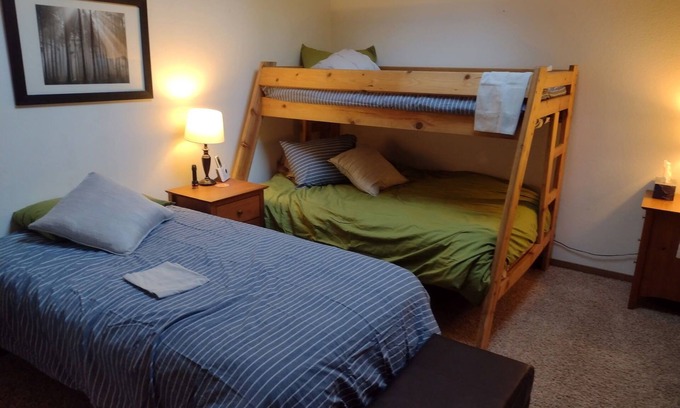 Glacier Condo | Glacier Time 2 bedroom 2 bath condo in Snowater with TWO indoor hot tubs/pools