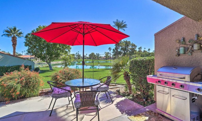 Palm Desert Apartment | Golf Course View and Pool Access Palm Desert Home