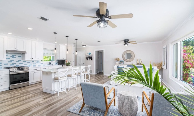 Convair Cove House | Gorgeous Coastal Home w/Pool - Steps to Restaurants - 10 Mins to Beach!