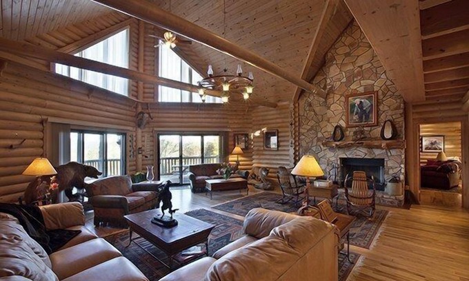 Glenville Cabin | Gorgeous Lake View Lodge with Private Dock