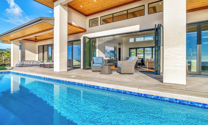 Kamuela House | Gorgeous Newly-Built Ranch Home w/Panoramic Ocean Views