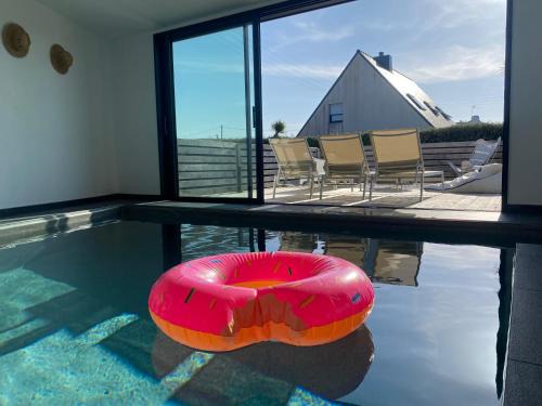 Plouneour-Brignogan-Plages Villa | GOUELTOC- villa luxe piscine interieure spa 100 m de la plage 10 pers