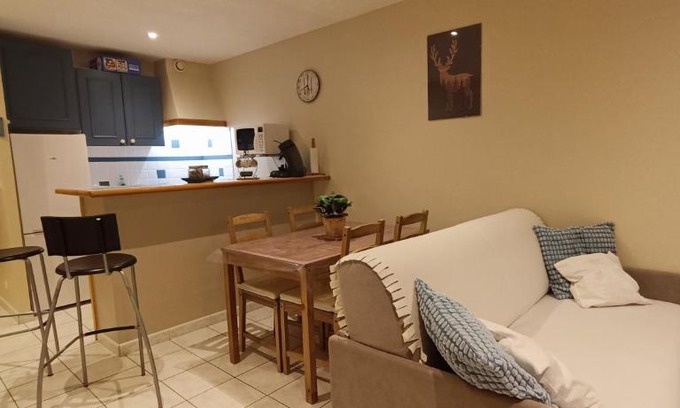 Barcelonnette Apartment | Grand Studio Tout Confort pour 3 personnes avec linge en supplément