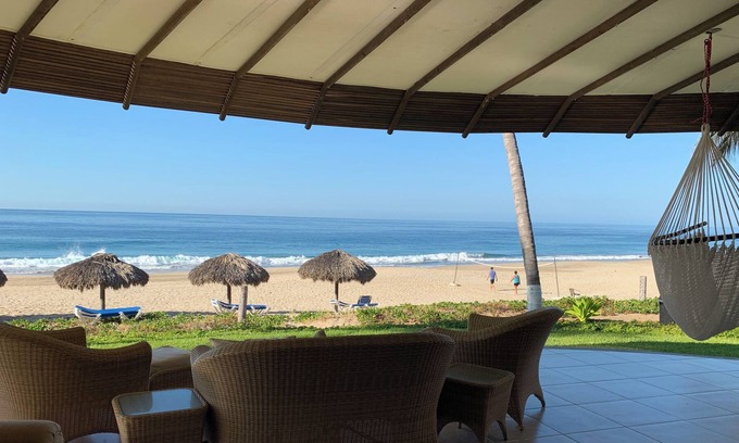 San Pedro Mixtepec Condo | Ground floor beachfront, poolside, arguably, the best location you can get.