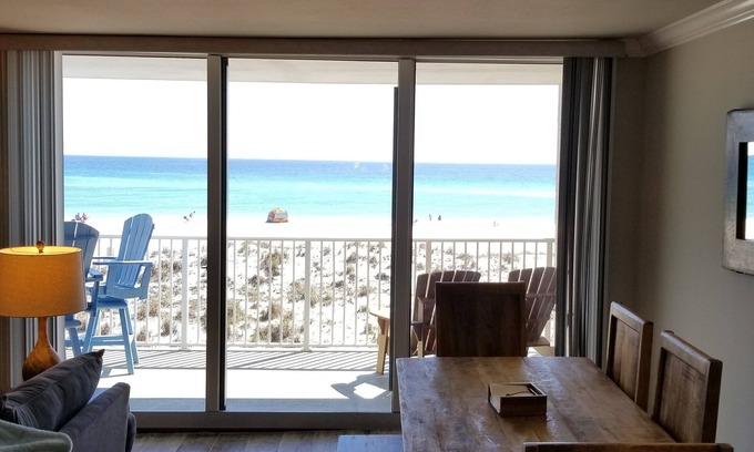 Pensacola Beach Condo | Gulf Front Luxury 2BR Condo w/2 Sunset Balconies, Pool - Starboard Village 422