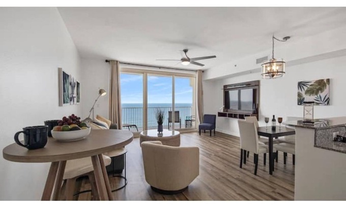 Upper Grand Lagoon House | GULF Front! Private Balcony & Amazing Sunsets