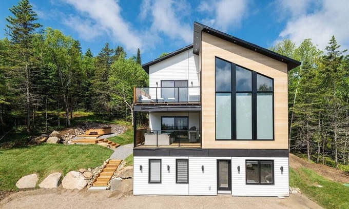 Saint-Joseph-de-la-Rive Ski Chalet | Hôtel à la maison - Le Visionnaire, spa et vue
