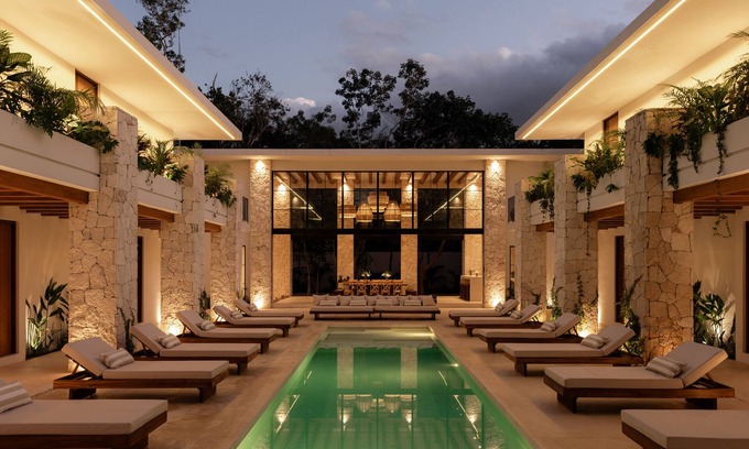 Tulum Villa | Hacienda Babylon - 9 rooms, 10 pools, Gym & Sauna