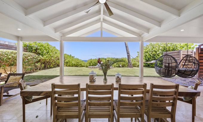 Pupukea House | Hale Nalu (Lower Level) by Gather: Oceanfront w/Lanai, Grill & Views