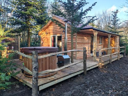 Hythe Cabin | Hayne Barn Estate - Luxury Lodges with private hot-tubs- The studio-loft is without hot-tub