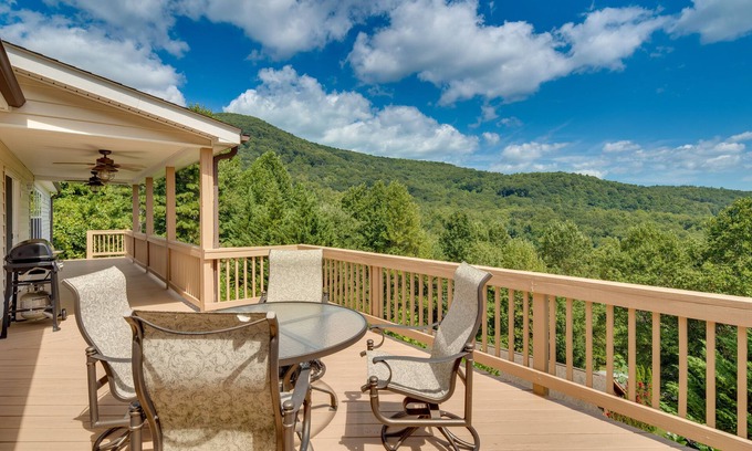 Hendersonville House | Hendersonville Retreat w/Mtn Views & Deck!