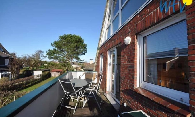 Borkum Apartment | Herrlicher Südbalkon und Garten!