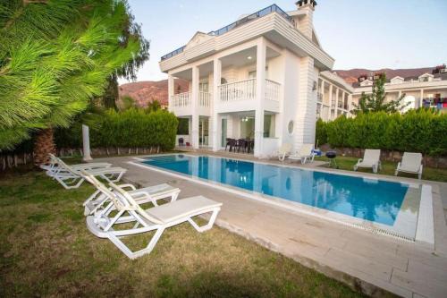 Hisaronu Villa | Hisarpark D Villa, Özel Havuzlu, Fethiye