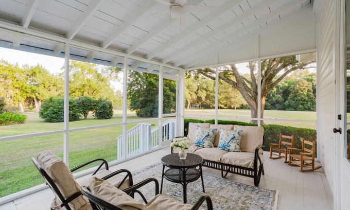 Fowlstown House | Historic Farmhouse w/Porch & 85-Acre Trails