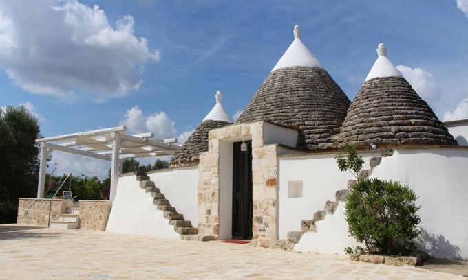 San Vito dei Normanni Villa | Historic trullo with private pool in the countryside close to the sandy beaches
