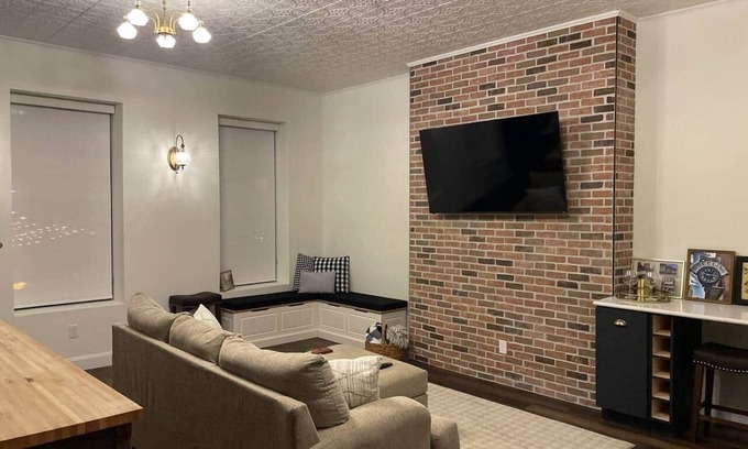 Wheeling Apartment | Historic Market Plaza Apartment