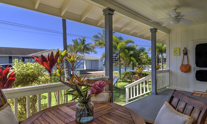 Poipu Cottage | Ho'ona Hale - Delightful 1 Bedroom 1 Bath Cottage with Whitewater Ocean Views