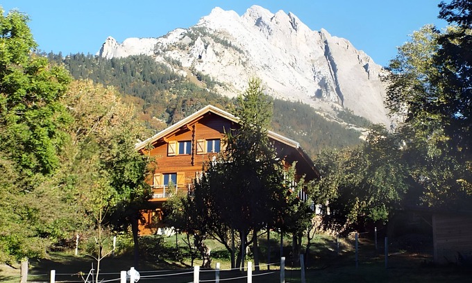 Saint-Martin-de-la-Porte House | Holiday Home 'Gite Du Barnabas Relais' with Mountain View, Private Terrace and Wi-Fi