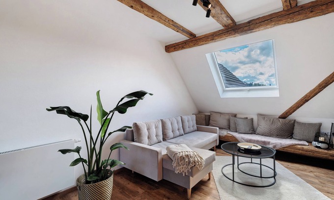 Niederlehen Apartment | Holiday Apartment 'Scheunenglück' with Balcony and Wi-Fi