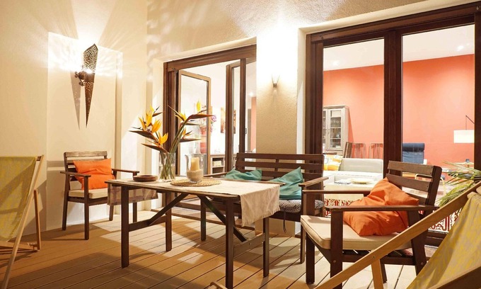 Pinares de San Anton Apartment | Holiday flat with modern amenities and a covered patio and garden in a rural setting in a popular neighbourhood on the Monte de San Antón