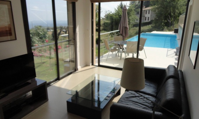 Tourrettes-sur-Loup House | Holiday Guest House, Recent, Infinity pool, sea view,Tourrettes sur Loup/Vence