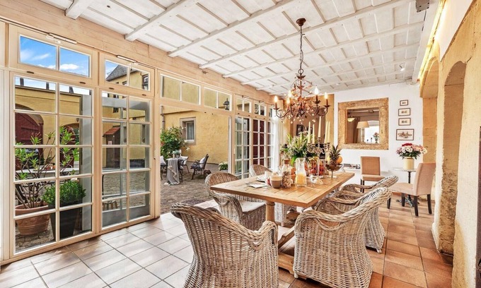 Kreischa House | Holiday home in Sobrigau with terrace, garden and barbecue