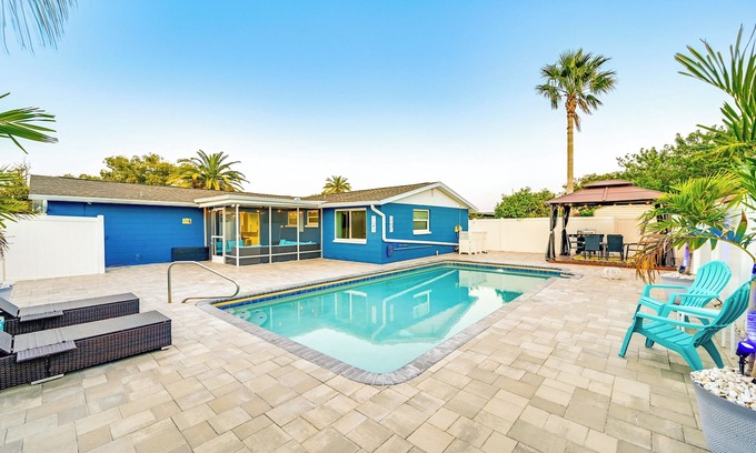 Aloha Gardens House | Holiday Oasis w/Heated Pool: Near Gulf Beaches!