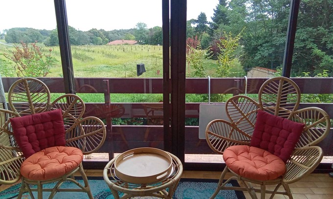 Barbotan-les-Thermes Apartment | Homerez - Cosy Studio with Terrace and BBQ in Cazaubon – 28 m²