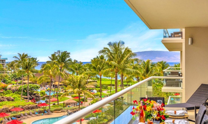 Honokowai Condo | Honua Kai | 2 Free Rental Cars | KBM Resorts | Custom Hardwood Floors | 2 Units, 5 Bedrooms | HK ML-1412