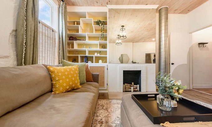 Lawrenceville House | ★ HostWise Stays ★ Designer's Dream - Parking - Soaker Tub, Location!