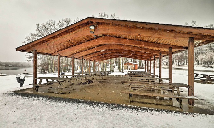 Pocono Mountain Lake Cottage | Hot Tub + Deck: Pet-friendly Poconos Getaway!