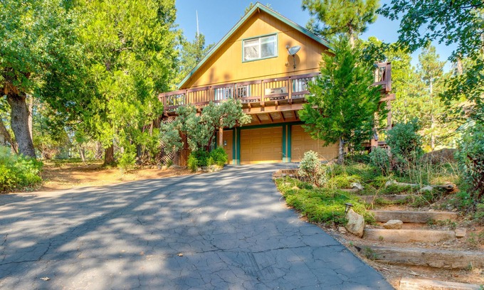 Arnold Cabin | Hot Tub, Deck & View: Peaceful Arnold Cabin!