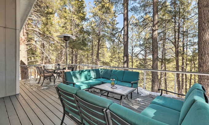 Kachina Village House | Hot Tub, Fire Pit & Grill: Oasis in Flagstaff!