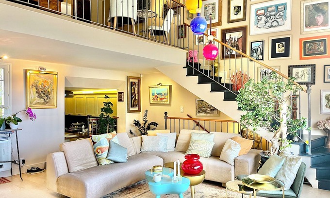 Eze House | House Èze 4 stars - Sea & village view