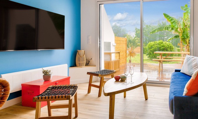 Fouesnant Ski Chalet | House for 4 - Garden and terrace - Fouesnant